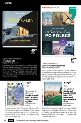 Empik - gazetka promocyjna Tom kultury: książki od środy 08.04 do wtorku 21.04 - strona 44