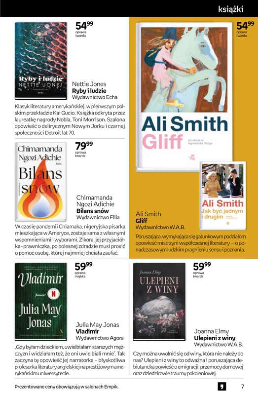 Empik - gazetka promocyjna Tom kultury: książki od środy 08.04 do wtorku 21.04 - strona 7