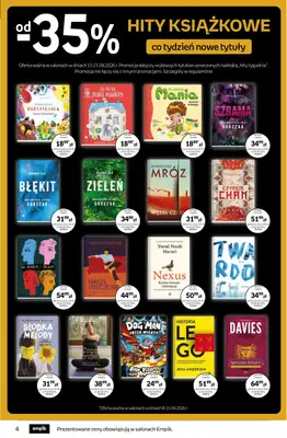 Empik - gazetka promocyjna Tom kultury: książki od środy 08.04 do wtorku 21.04 - strona 4