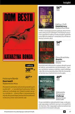 Empik - gazetka promocyjna Tom kultury: książki od środy 08.04 do wtorku 21.04 - strona 17