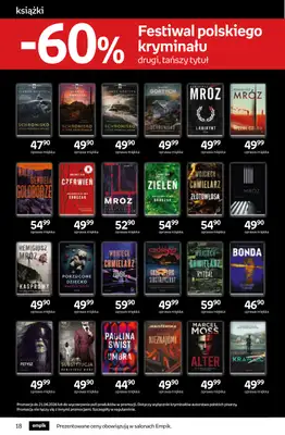 Empik - gazetka promocyjna Tom kultury: książki od środy 08.04 do wtorku 21.04 - strona 18