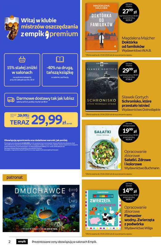 Empik - gazetka promocyjna Tom kultury: książki od środy 08.04 do wtorku 21.04 - strona 2