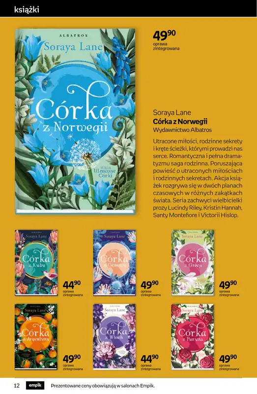 Empik - gazetka promocyjna Tom kultury: książki od środy 08.04 do wtorku 21.04 - strona 12