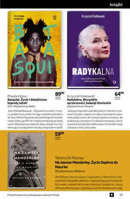 Empik - gazetka promocyjna Tom kultury: książki od środy 08.04 do wtorku 21.04 - strona 27