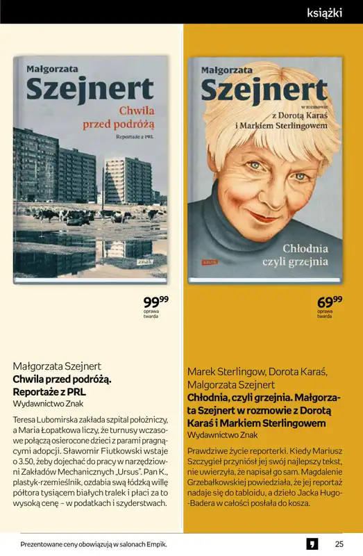 Empik - gazetka promocyjna Tom kultury: książki od środy 08.04 do wtorku 21.04 - strona 25