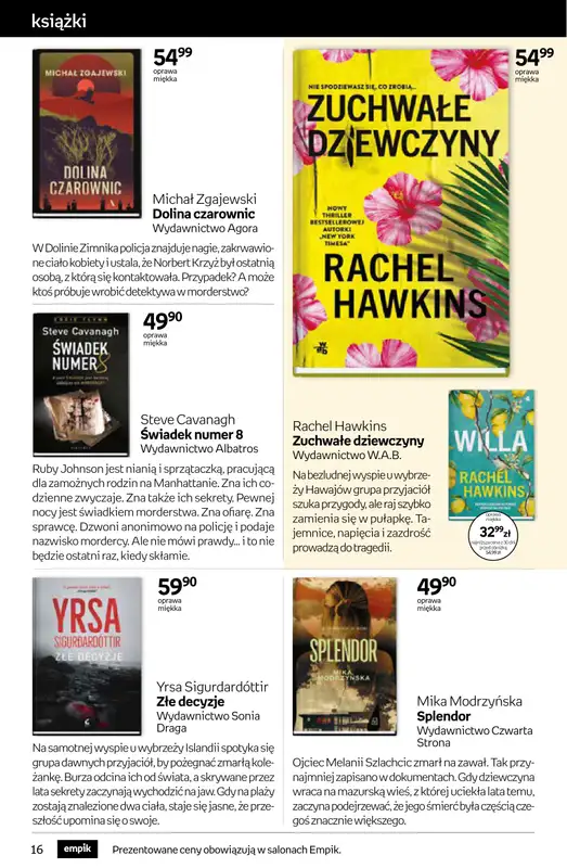 Empik - gazetka promocyjna Tom kultury: książki od środy 08.04 do wtorku 21.04 - strona 16