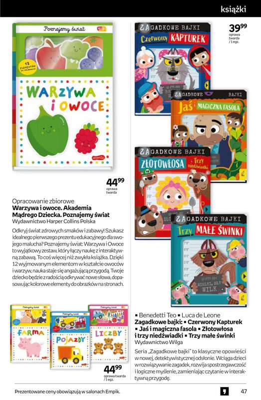 Empik - gazetka promocyjna Tom kultury: książki od środy 08.04 do wtorku 21.04 - strona 47