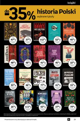 Empik - gazetka promocyjna Tom kultury: książki od środy 08.04 do wtorku 21.04 - strona 29