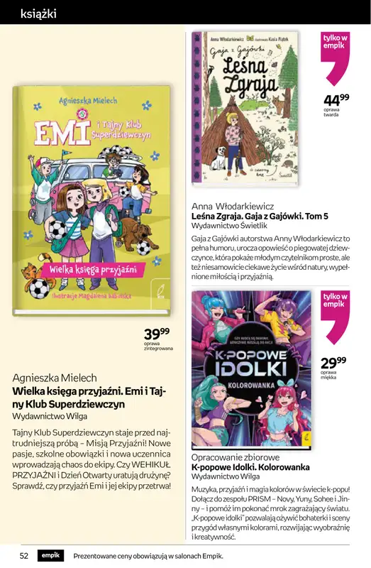 Empik - gazetka promocyjna Tom kultury: książki od środy 08.04 do wtorku 21.04 - strona 52
