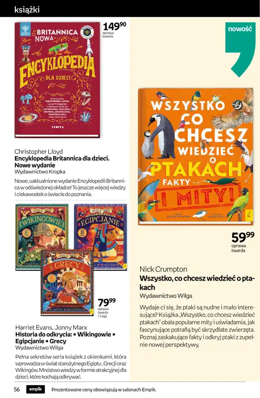 Empik - gazetka promocyjna Tom kultury: książki od środy 08.04 do wtorku 21.04 - strona 56