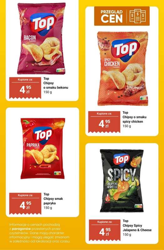 Biedronka - gazetka promocyjna Słone przekąski - przegląd cen i ciekawostki od czwartku 09.04 do soboty 11.04 - strona 7