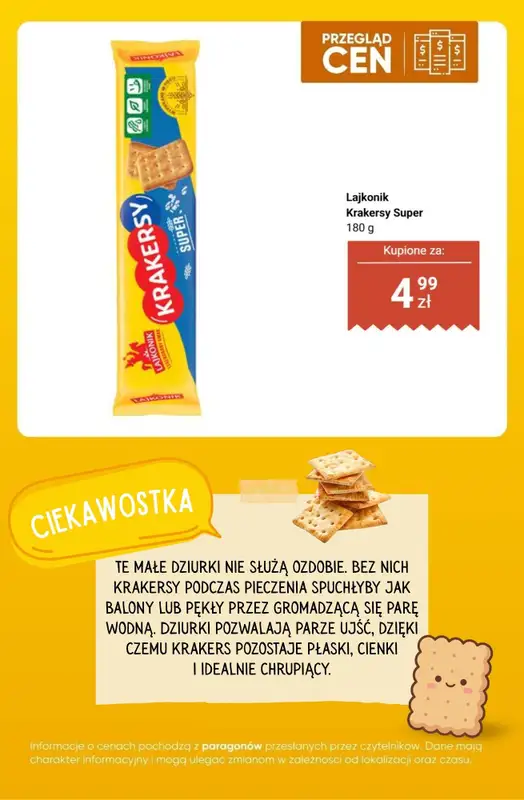 Biedronka - gazetka promocyjna Słone przekąski - przegląd cen i ciekawostki od czwartku 09.04 do soboty 11.04 - strona 6