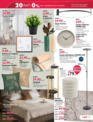 Salony Agata - gazetka promocyjna Gazetka od czwartku 09.04 do niedzieli 26.04 - strona 11