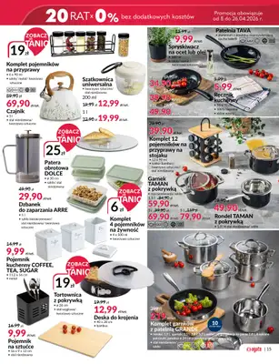 Salony Agata - gazetka promocyjna Gazetka od czwartku 09.04 do niedzieli 26.04 - strona 15