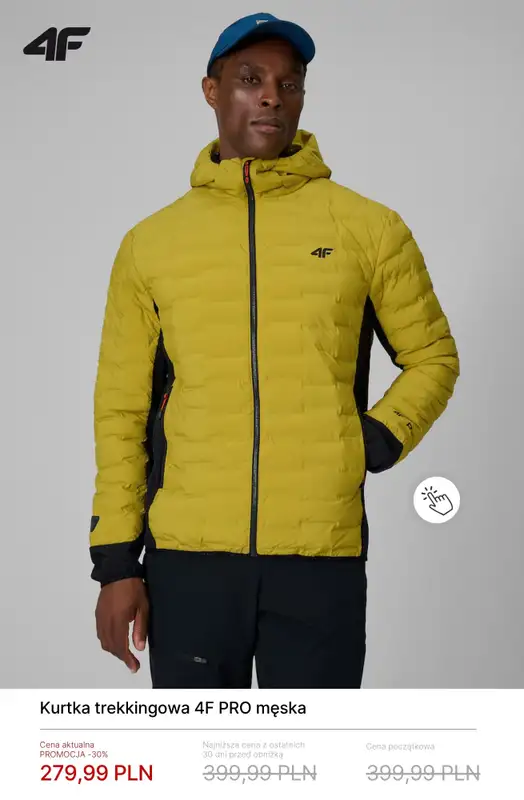 4F - gazetka promocyjna Odzież trekkingowa od środy 08.04  - strona 4
