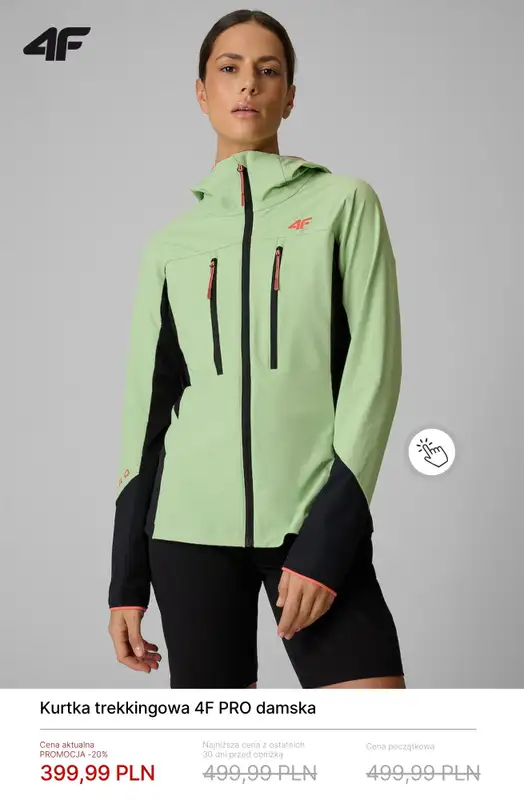 4F - gazetka promocyjna Odzież trekkingowa od środy 08.04  - strona 5