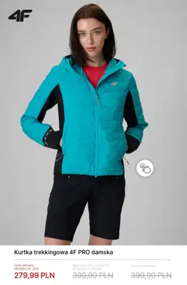 4F - gazetka promocyjna Odzież trekkingowa od środy 08.04  - strona 7