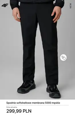 4F - gazetka promocyjna Odzież trekkingowa od środy 08.04  - strona 3