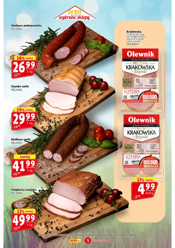 Prim Market - gazetka promocyjna Gazetka od czwartku 09.04 do środy 15.04 - strona 5