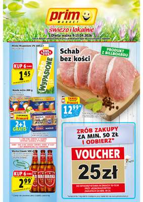 Prim Market - gazetka promocyjna Gazetka od czwartku 09.04 do środy 15.04