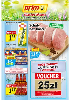 Prim Market - gazetka promocyjna Gazetka od czwartku 09.04 do środy 15.04