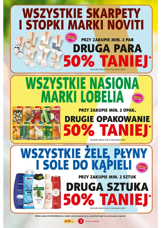 Prim Market - gazetka promocyjna Gazetka od czwartku 09.04 do środy 15.04 - strona 3