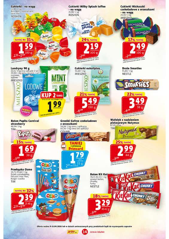 Prim Market - gazetka promocyjna Gazetka od czwartku 09.04 do środy 15.04 - strona 14