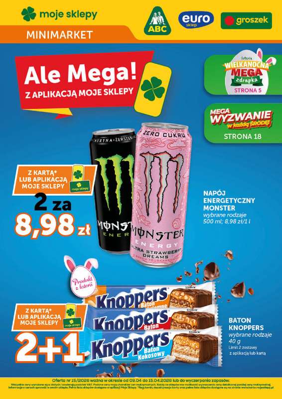 Groszek - gazetka promocyjna Gazetka Minimarket  do środy 15.04