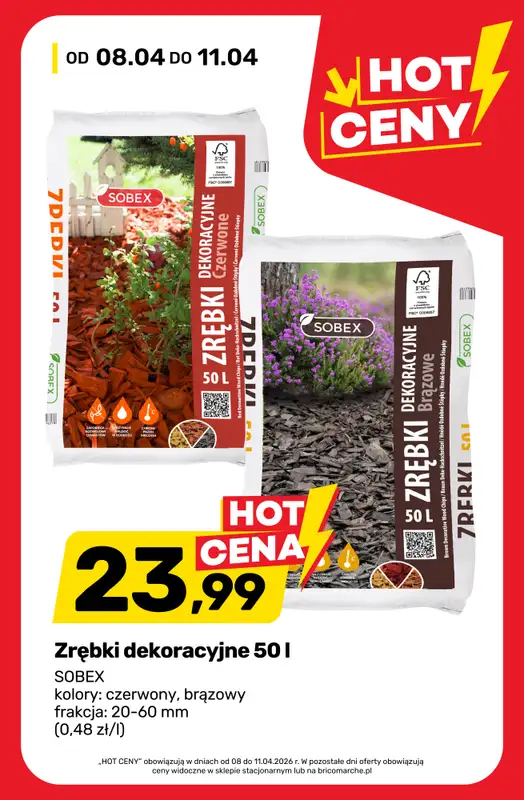 Bricomarche - gazetka promocyjna Sezon w rozkwicie - rośliny, sadzonki i art. ogrodnicze od wtorku 14.04 do soboty 18.04 - strona 3