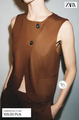 Zara - gazetka promocyjna Odzież lniana od środy 08.04  - strona 3