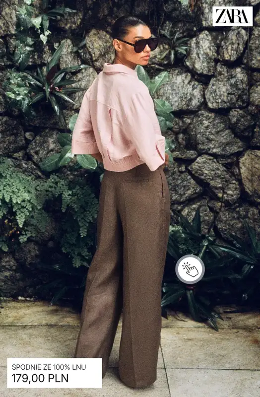 Zara - gazetka promocyjna Odzież lniana od środy 08.04  - strona 2