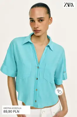 Zara - gazetka promocyjna Odzież lniana od środy 08.04  - strona 9