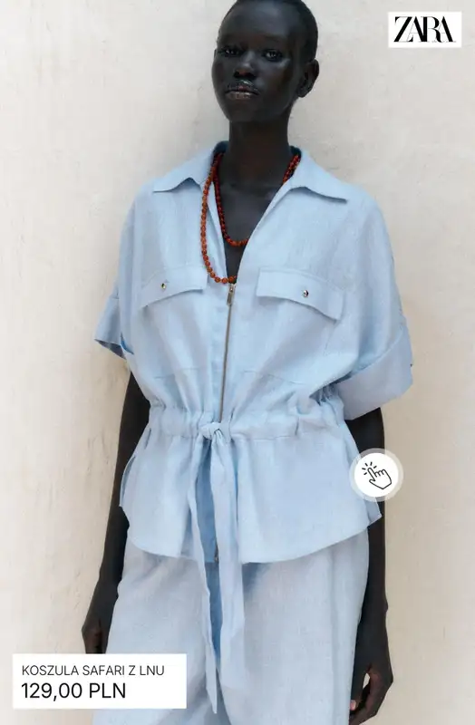 Zara - gazetka promocyjna Odzież lniana od środy 08.04  - strona 11