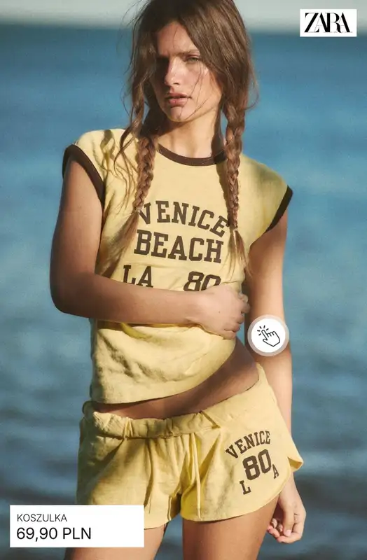 Zara - gazetka promocyjna Koszulki i topy damskie od czwartku 09.04  - strona 3