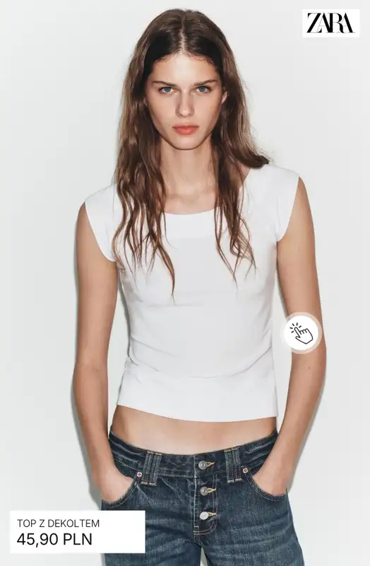 Zara - gazetka promocyjna Koszulki i topy damskie od czwartku 09.04  - strona 10