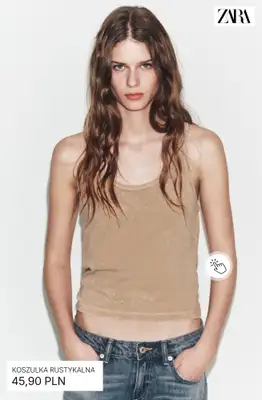 Zara - gazetka promocyjna Koszulki i topy damskie od czwartku 09.04  - strona 8