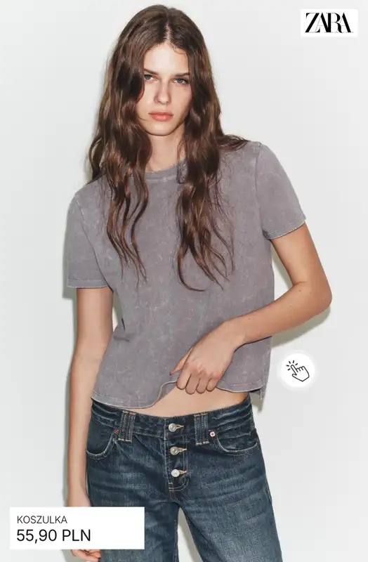 Zara - gazetka promocyjna Koszulki i topy damskie od czwartku 09.04  - strona 6