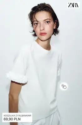 Zara - gazetka promocyjna Koszulki i topy damskie od czwartku 09.04  - strona 7
