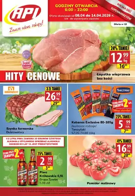 API Market - gazetka promocyjna Gazetka od środy 08.04 do wtorku 14.04
