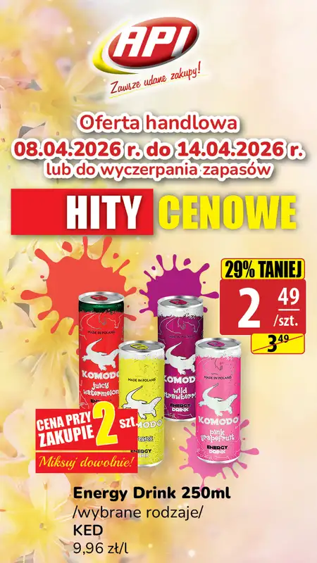 API Market - gazetka promocyjna Plakaty promocyjne od środy 08.04 do wtorku 14.04 - strona 10