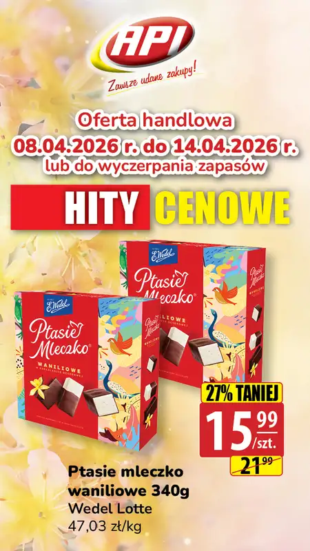 API Market - gazetka promocyjna Plakaty promocyjne od środy 08.04 do wtorku 14.04 - strona 15