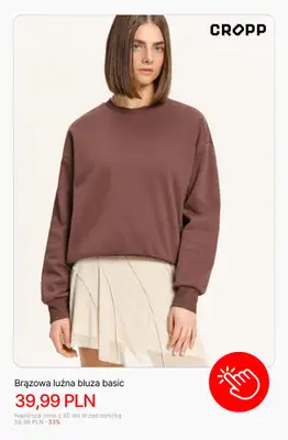 Cropp - gazetka promocyjna Bluzy damskie od środy 08.04  - strona 3