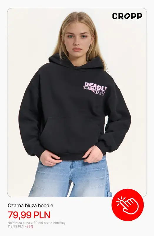 Cropp - gazetka promocyjna Bluzy damskie od środy 08.04  - strona 5