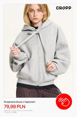 Cropp - gazetka promocyjna Bluzy damskie od środy 08.04  - strona 9