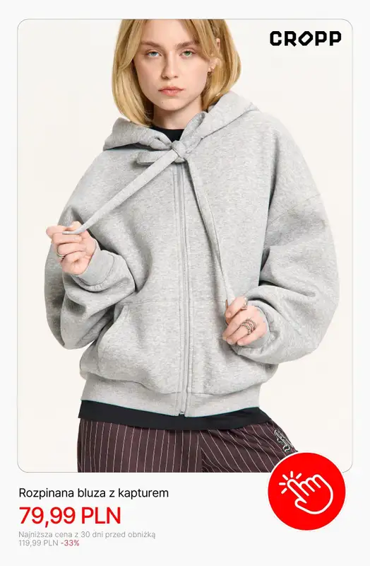 Cropp - gazetka promocyjna Bluzy damskie od środy 08.04  - strona 9
