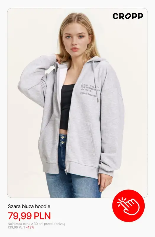Cropp - gazetka promocyjna Bluzy damskie od środy 08.04  - strona 4