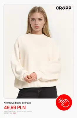 Cropp - gazetka promocyjna Bluzy damskie od środy 08.04  - strona 10
