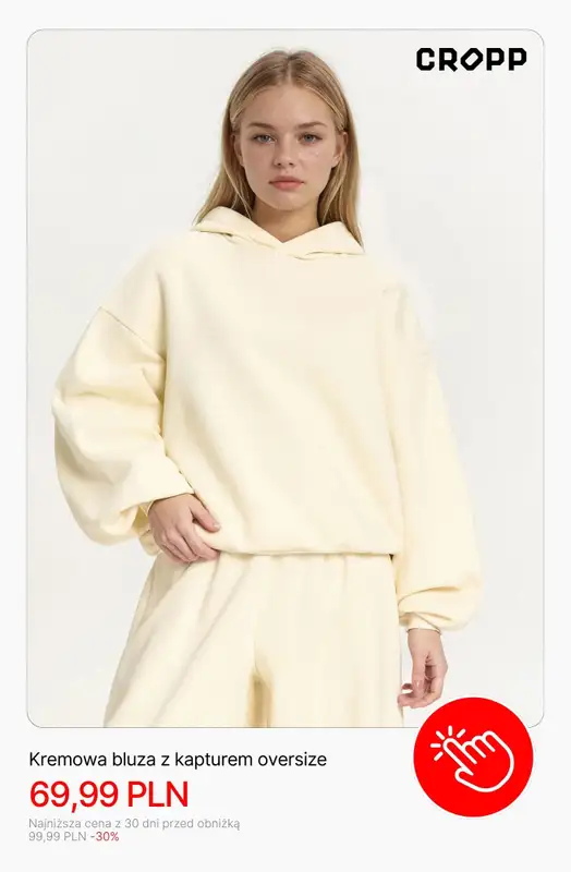 Cropp - gazetka promocyjna Bluzy damskie od środy 08.04  - strona 12
