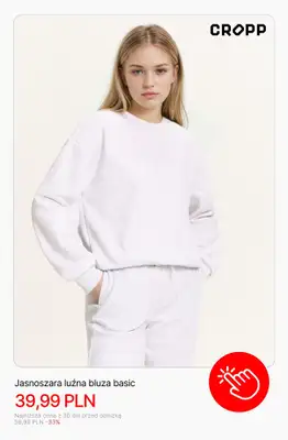 Cropp - gazetka promocyjna Bluzy damskie od środy 08.04  - strona 8