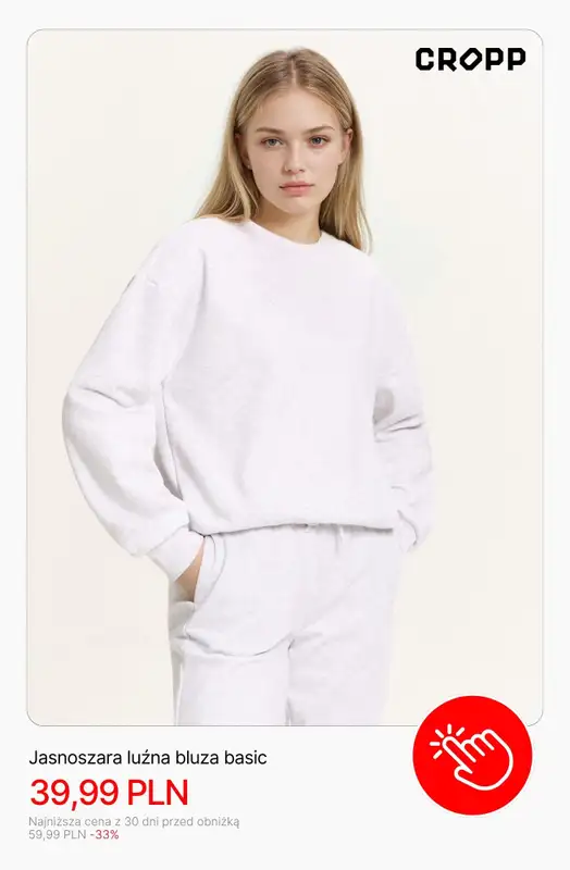 Cropp - gazetka promocyjna Bluzy damskie od środy 08.04  - strona 8